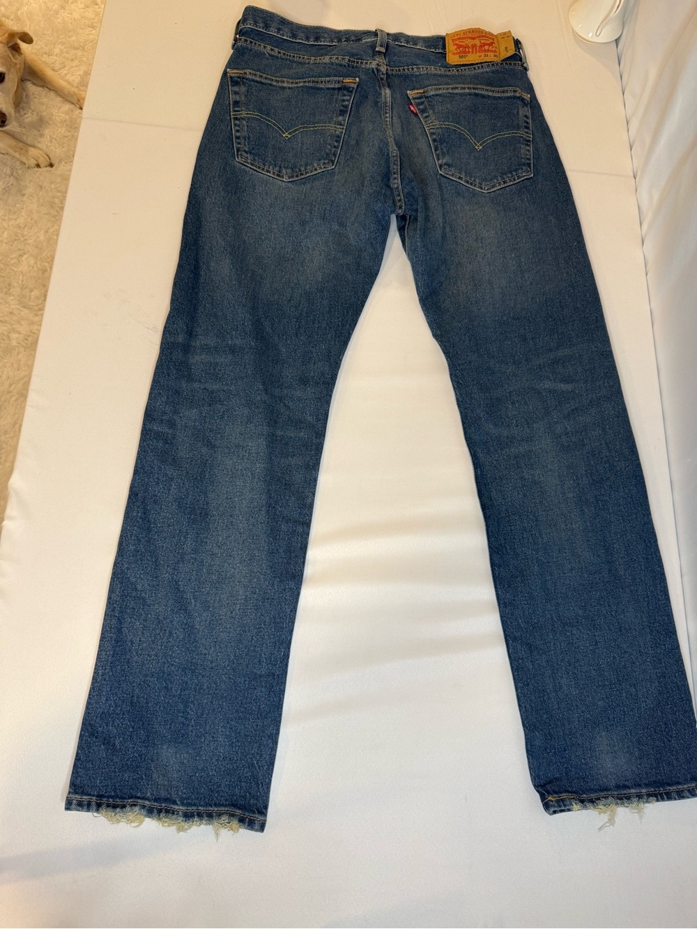 Levi's 501 Original Fit straight-leg denim jeans